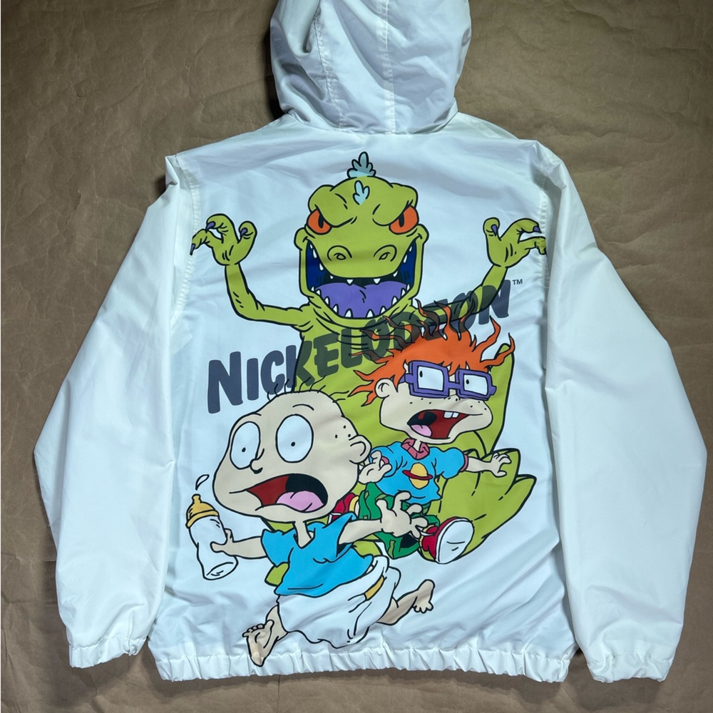 Members Only Jacket Nickelodeon Rug Rats Windbreaker Hoodie - Picture 5 of 7